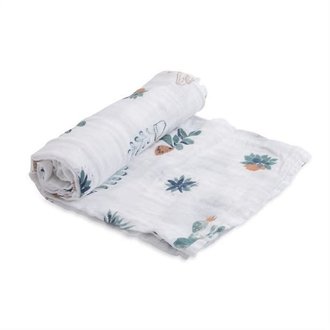 Little Unicorn Prickle Pots Swaddle Blanket