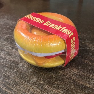wooden mcdonalds play food