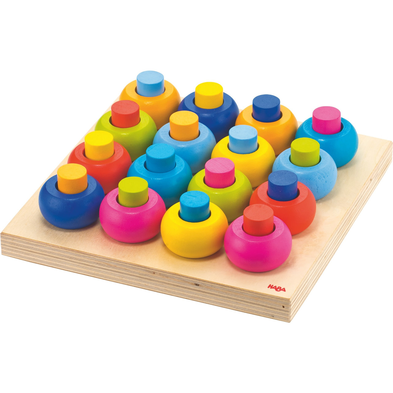 Haba Colorful Peg Board Set