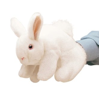 Folkmanis White Bunny Rabbit Puppet