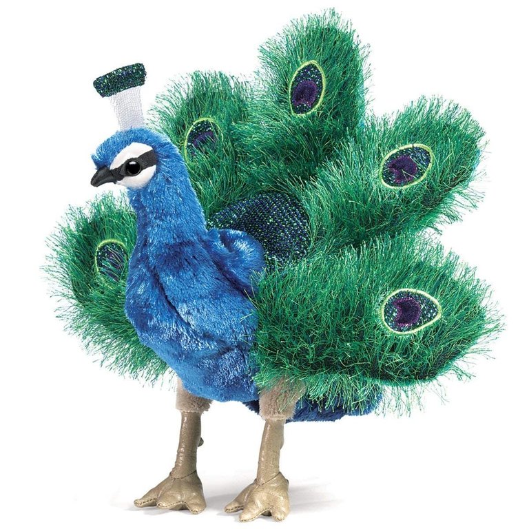 Folkmanis Small Peacock Puppet