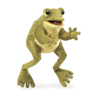 Folkmanis Funny Frog Puppet
