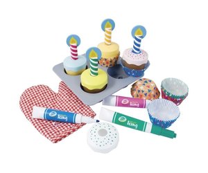 melissa & doug bake & decorate cupcake set