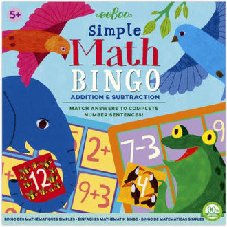 eeBoo Simple Math Bingo
