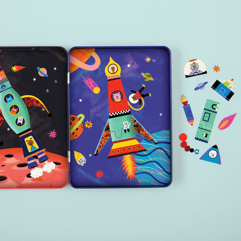Chronicle Magnetic Rocket Ships Tin