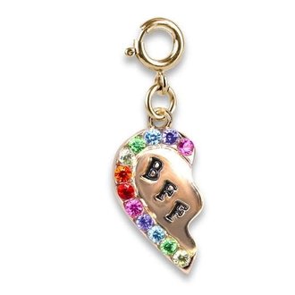 Gold BFF Broken Heart Charm Gold BFF Broken Heart Charm