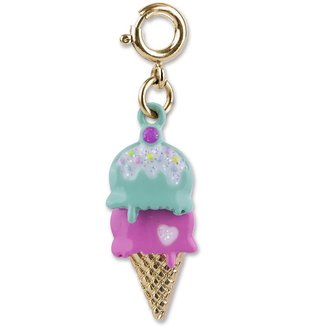 Gold Swivel Ice Cream Charm