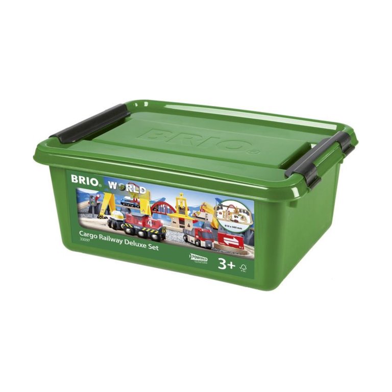 BRIO Brio Cargo Railway Deluxe Train Set 33097