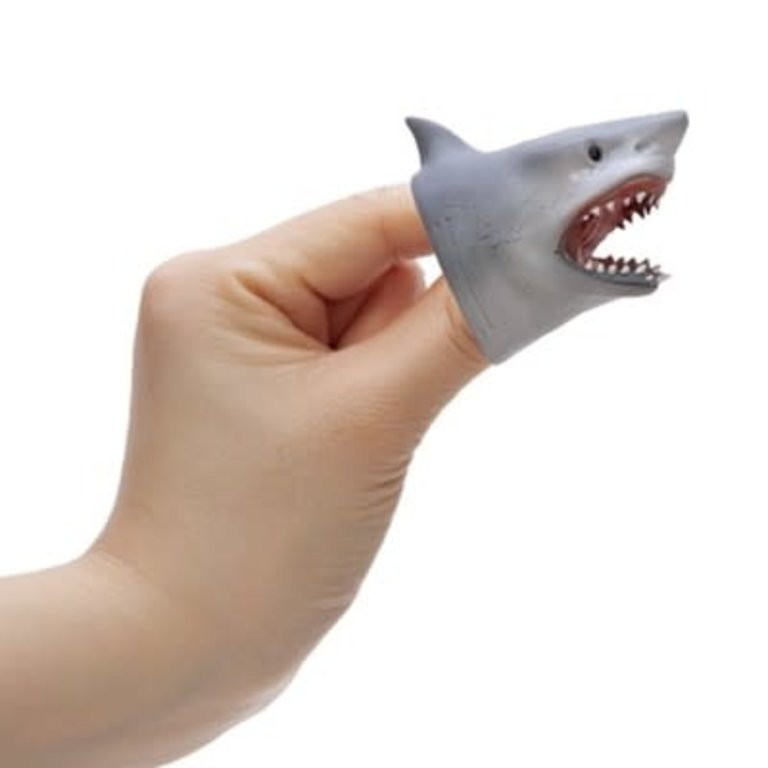 Squishy Shark Baby Finger Puppet