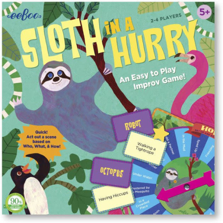 eeBoo Sloth in a Hurry Game