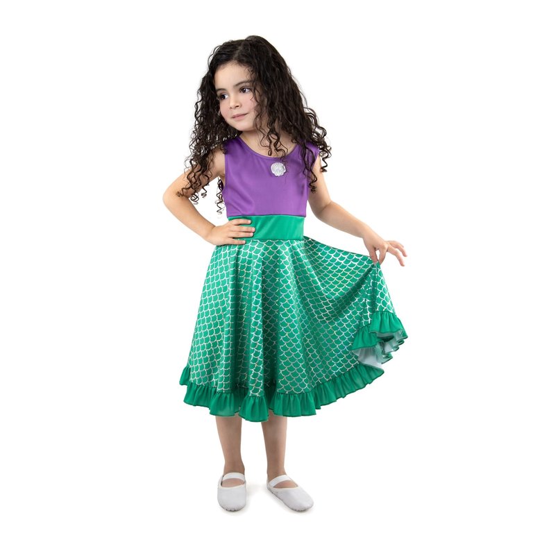 Little Adventures Mermaid Twirl Dress
