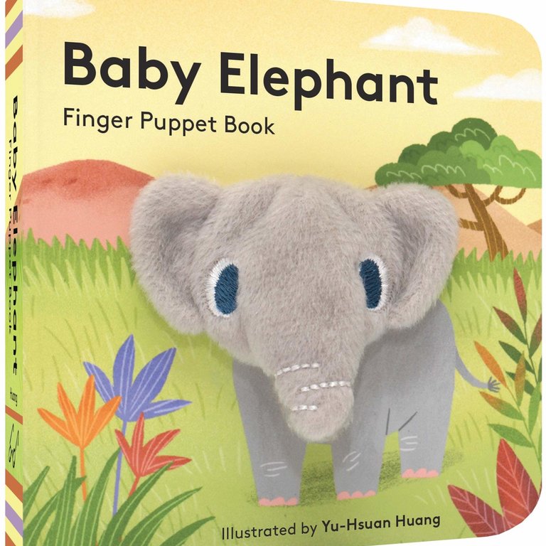 Baby Elephant Finger Puppet Board Book