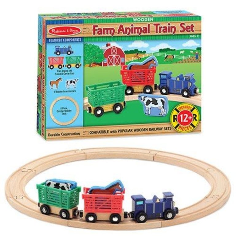 animal train set