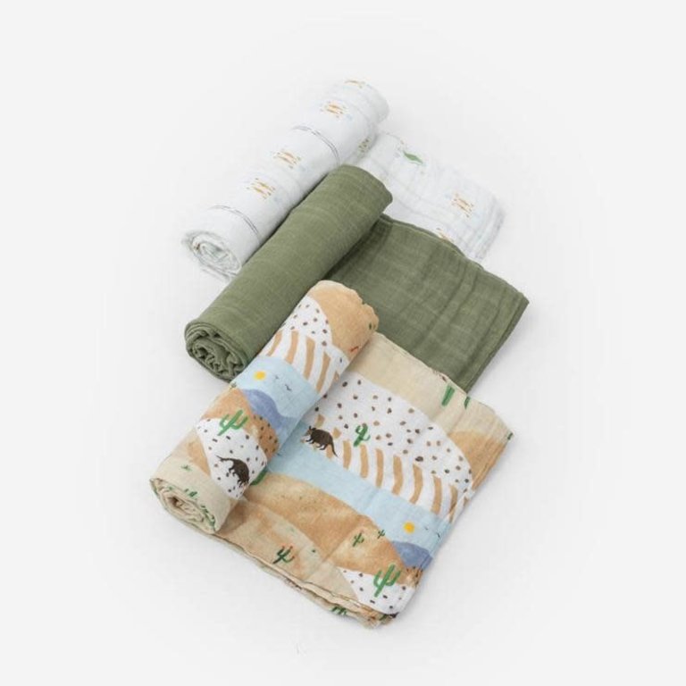 Little Unicorn Desert Hills 3 Pack Swaddle Blanket Set