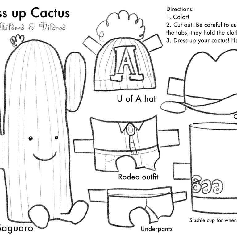 Dress Up Cactus