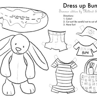 Dress Up Bunny - Summer Dress Up Bunny - Summer