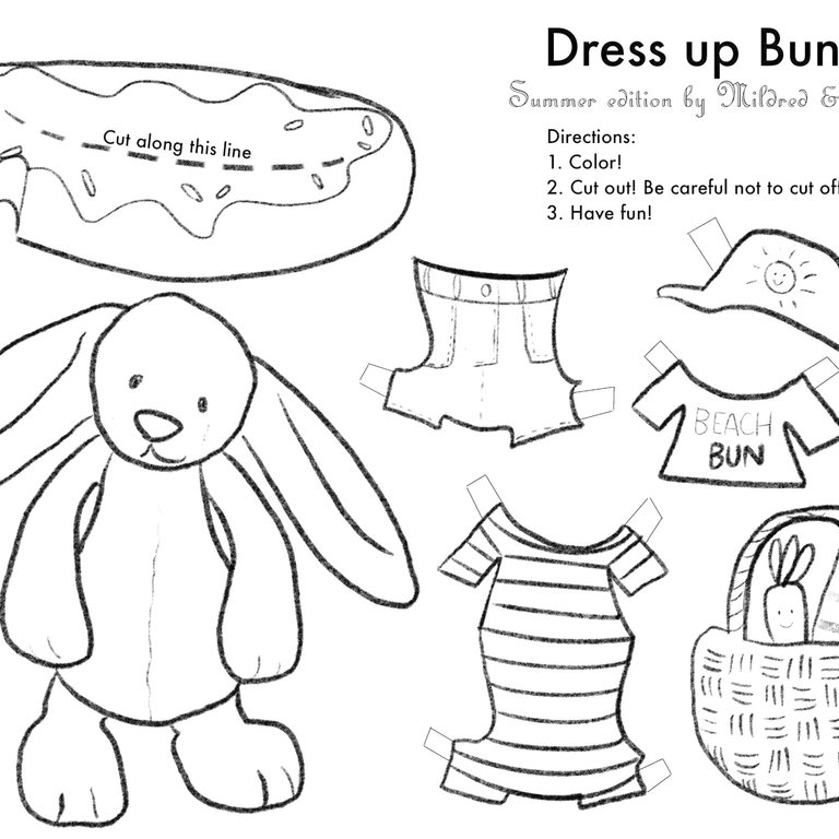 Dress Up Bunny - Summer