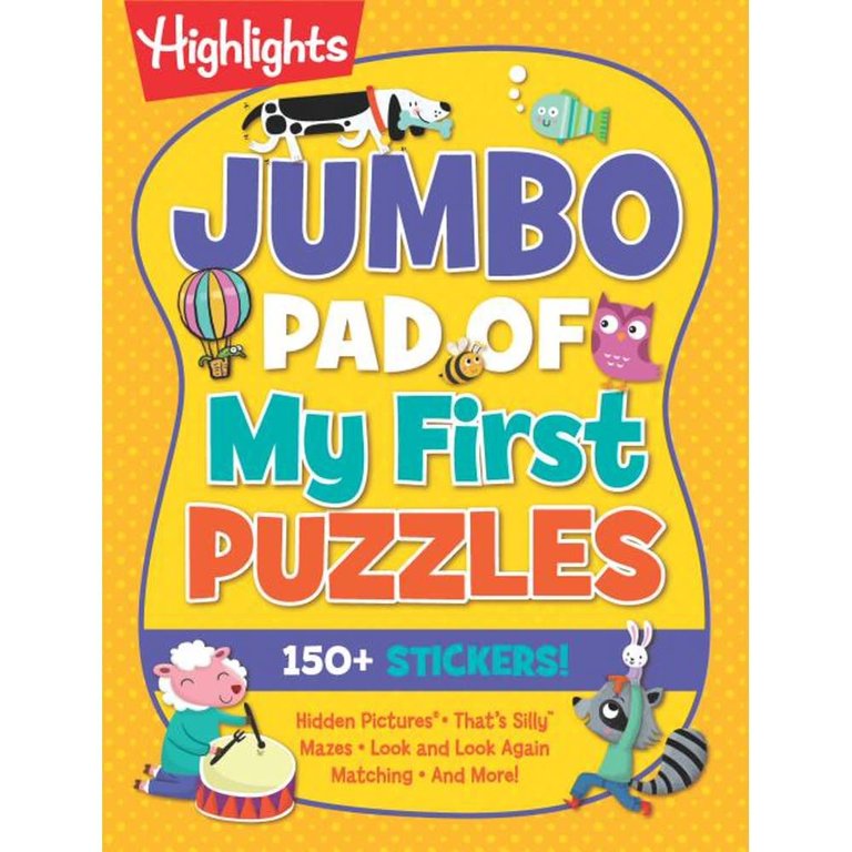 Highlights Jumbo Pad of My First Puzzles