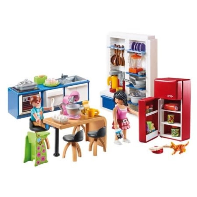 Playmobil Playmobil Dollhouse Family Kitchen 70206