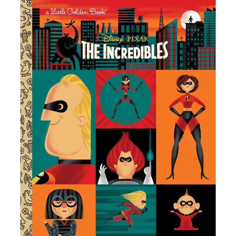 Disney Pixar The Incredibles Little Golden Book