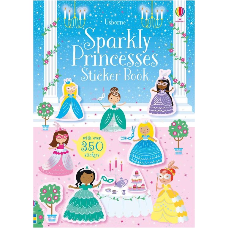 Usborne Books Little Sticker Sparkly Princesses