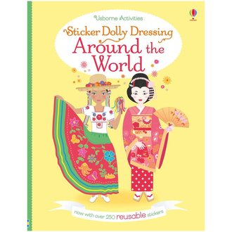 Usborne Books Sticker Dolly Around the World