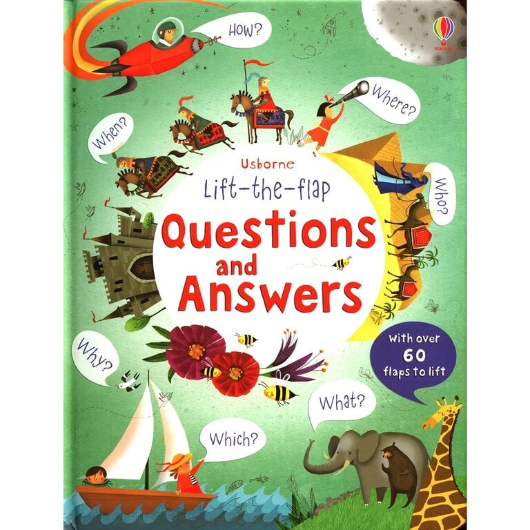 Usborne Books Q&A Lift-The-Flap Books Original