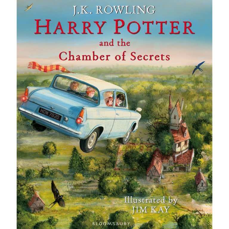 Illustrated Harry Potter Books 2 Chamber of Secrets