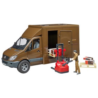 Bruder Bruder UPS Truck Pallet Jack & Driver 02678