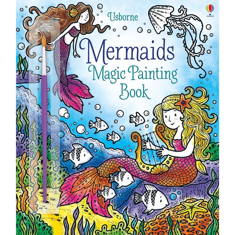 Usborne Books Magic Painting Book Mermaids
