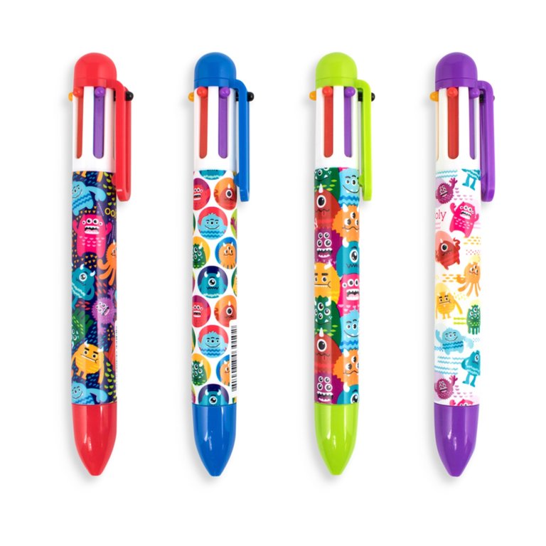 Ooly 6 Click Pen Monster Assorted