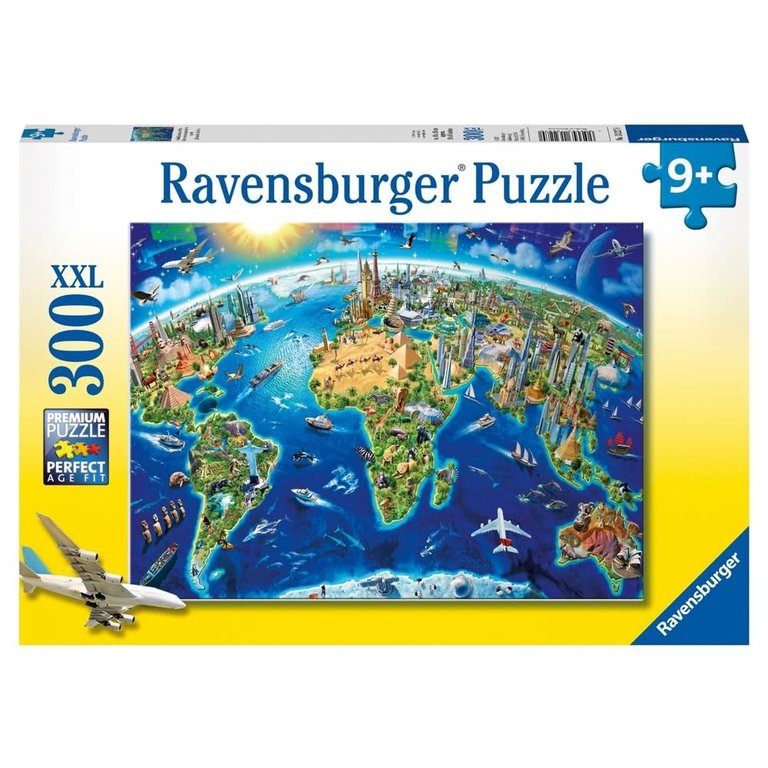 Ravensburger Ravensburger World Landmarks Map 300pc Jigsaw Puzzle