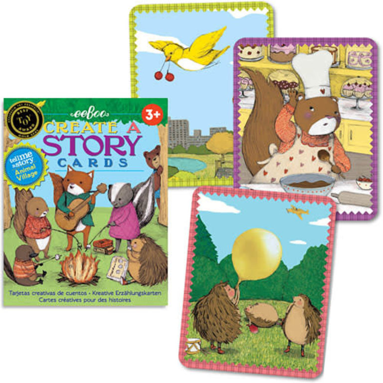 eeBoo Create a Story Cards: Animal Village