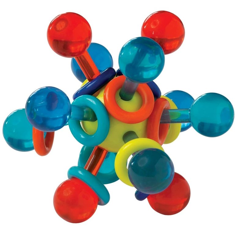Manhattan Toy Atom Teethers Transparent Primary