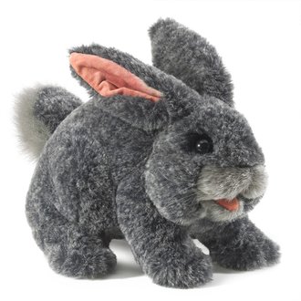 Folkmanis Gray Bunny Rabbit Puppet
