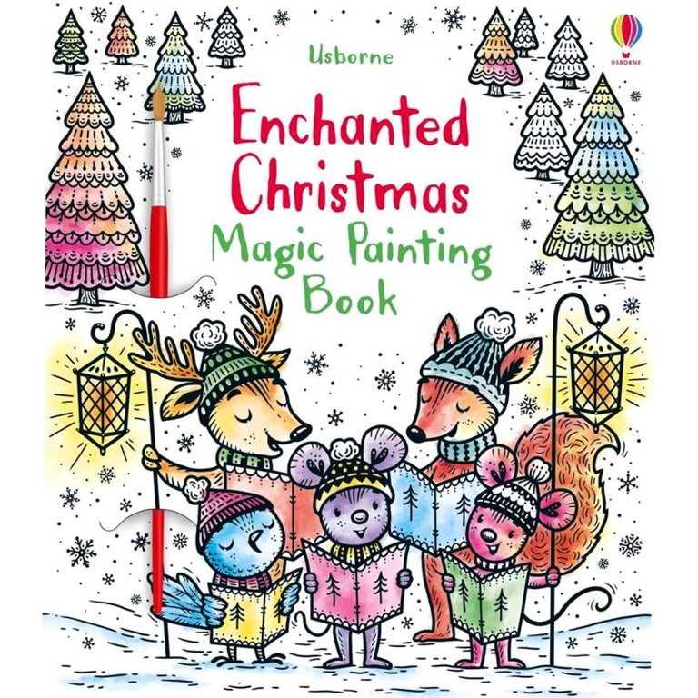 Usborne Books Magic Painting Enchanted Christmas