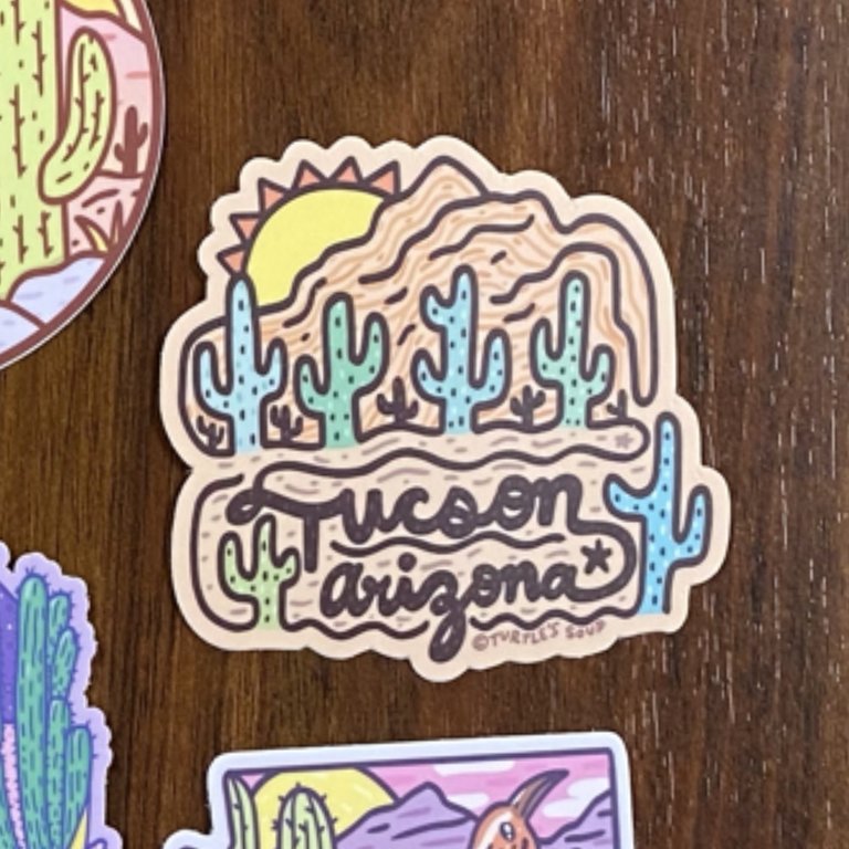 Turtle's Soup Tucson AZ Vinyl Sticker