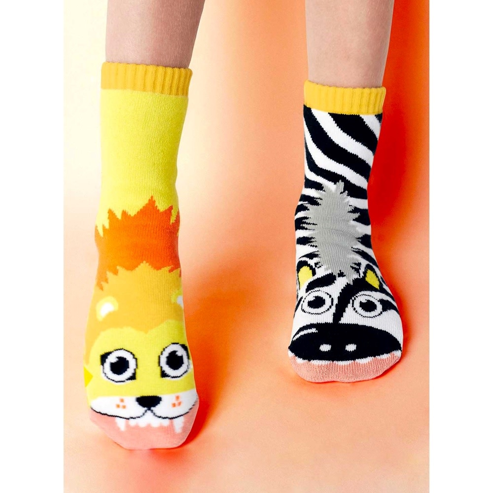 zebra slipper socks