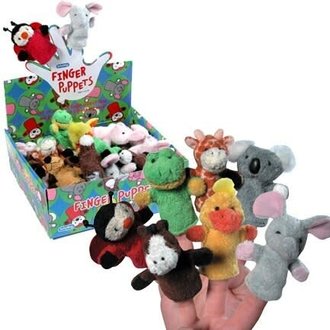 Animal Finger Puppets Single Assorted