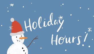 Holiday Hours!