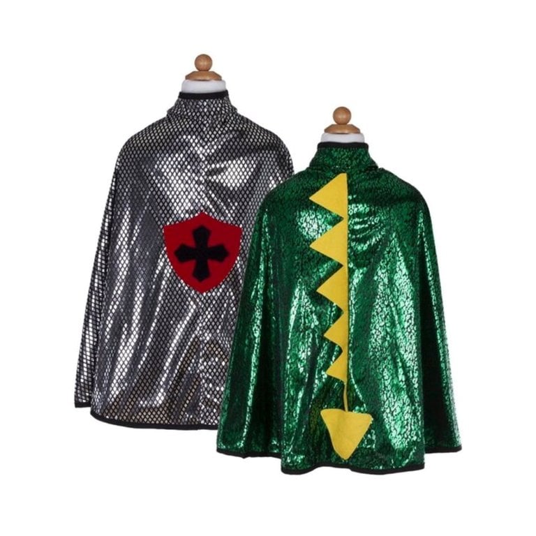 Dragon/Knight Reversible Cape