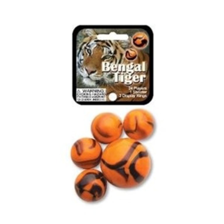 Bengal Tiger Set of Marbles