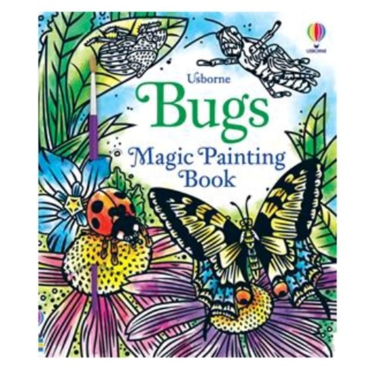 Usborne Books Magic Painting Book Bugs