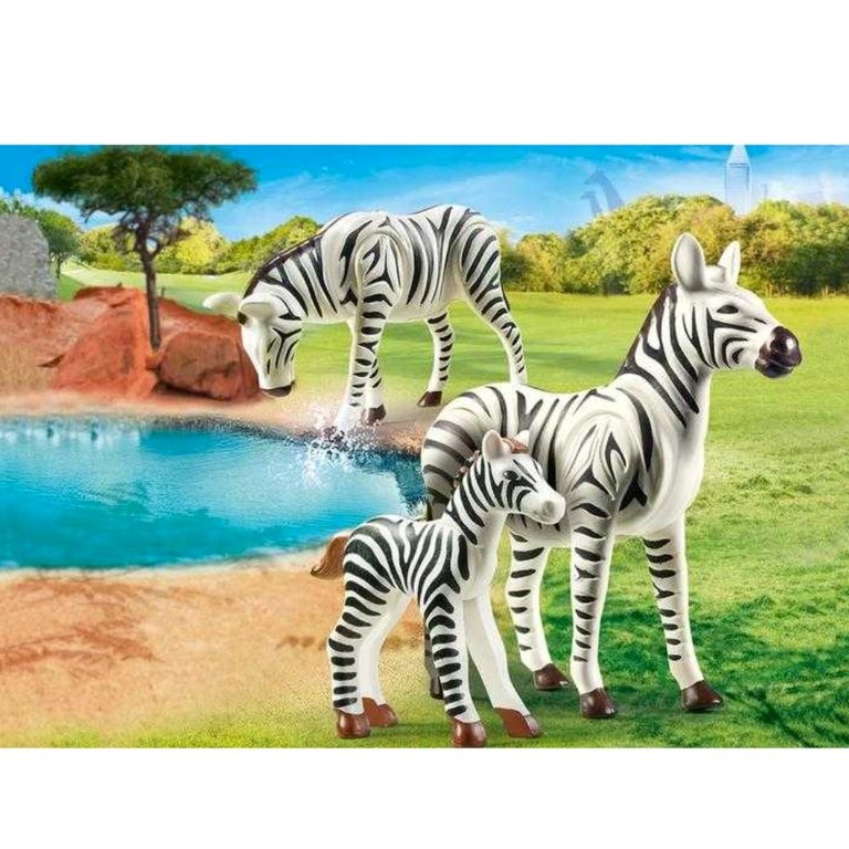 Playmobil Playmobil Zebras With Foal 70356