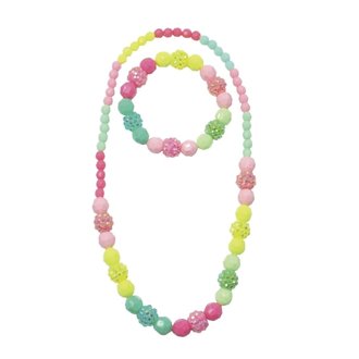 Vividly Vibrant Necklace and Bracelet Set 86065
