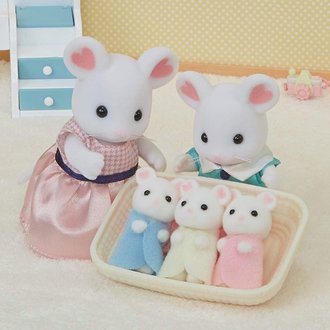 Calico Critters Calico Critters Marshmallow Mouse Triplets