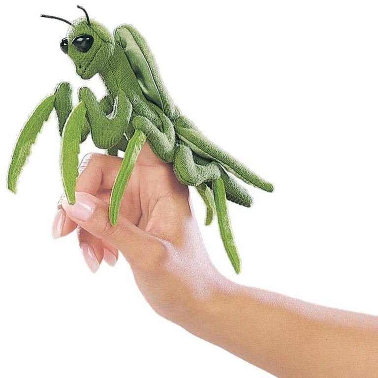 Folkmanis Mini Praying Mantis Finger Puppet