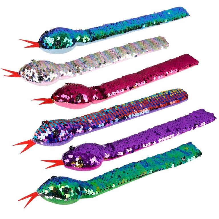 Snake Sequin Slap Bracelet Single