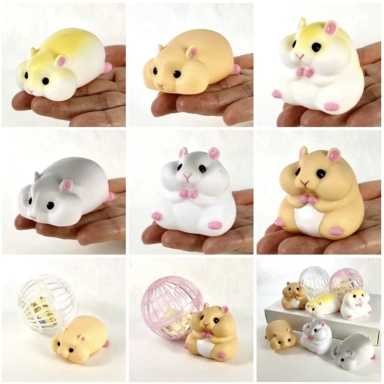 Hamster in Hamster Ball Capsule Toy