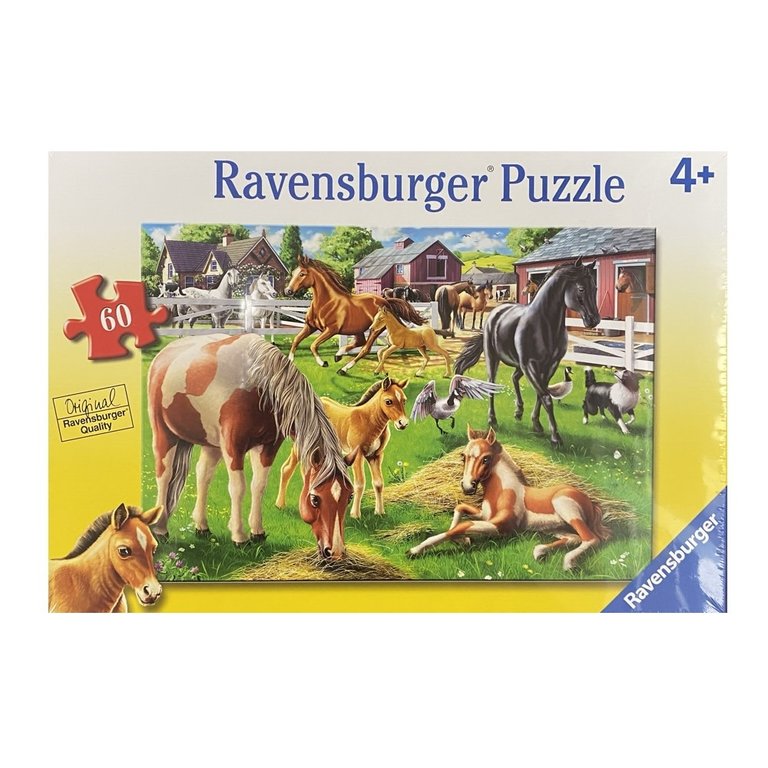 Ravensburger Ravensburger Happy Horses 60pc Jigsaw Puzzle